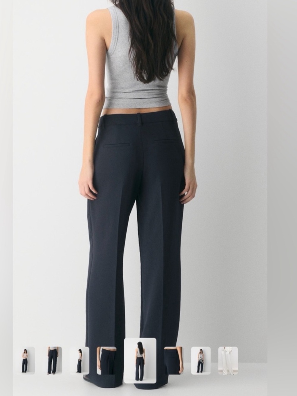The Effortless Pant - Lo-Rise Crepette -Short - Picture 3 of 7